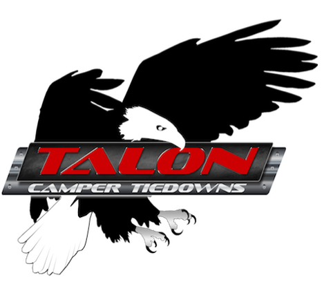 Talon camper tie downs