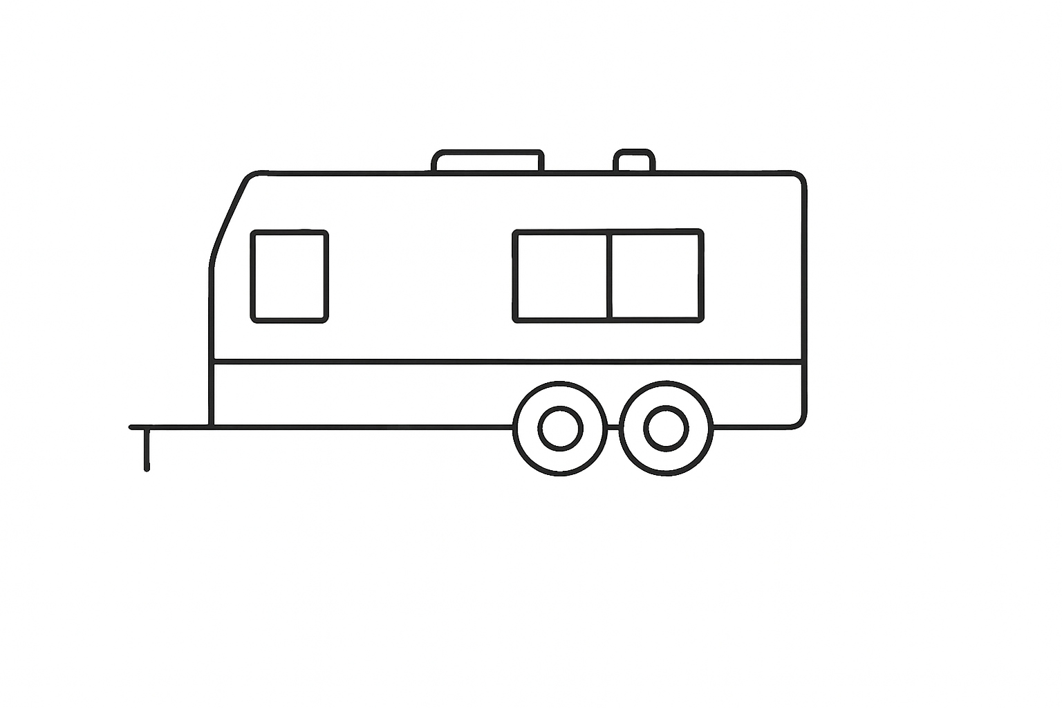 steps travel trailer